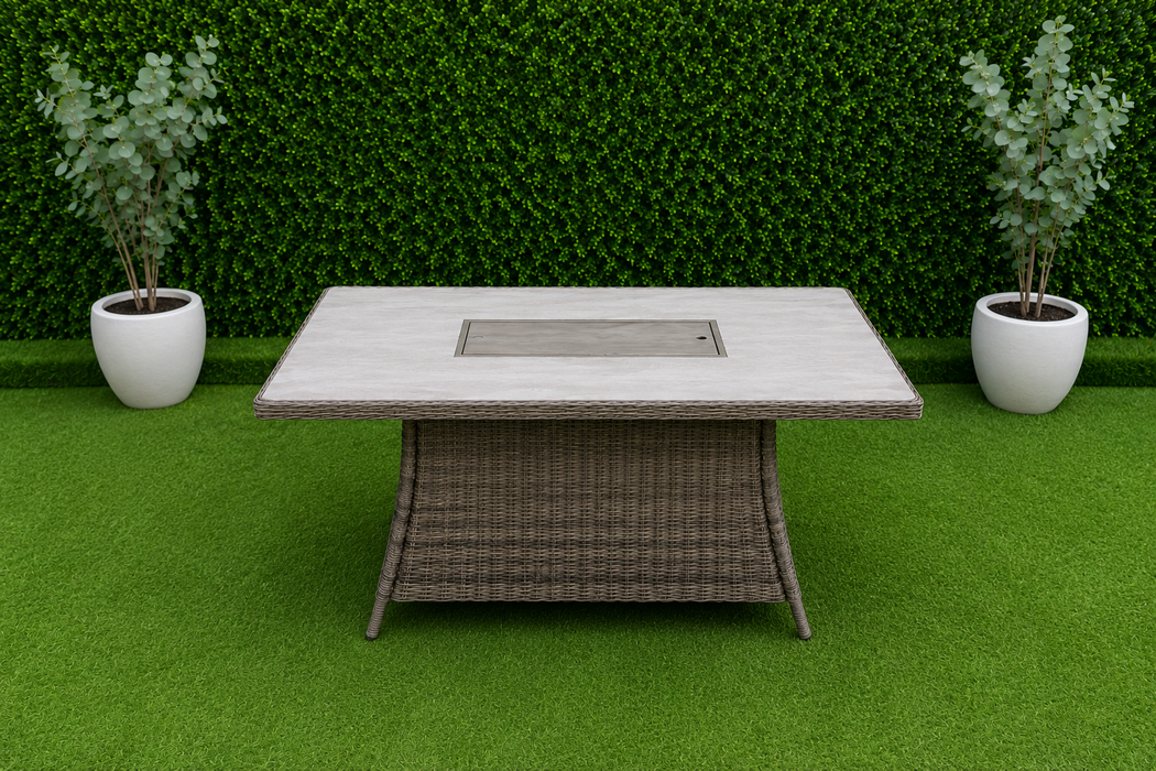 Amalfi L-Corner Fire Pit Suite