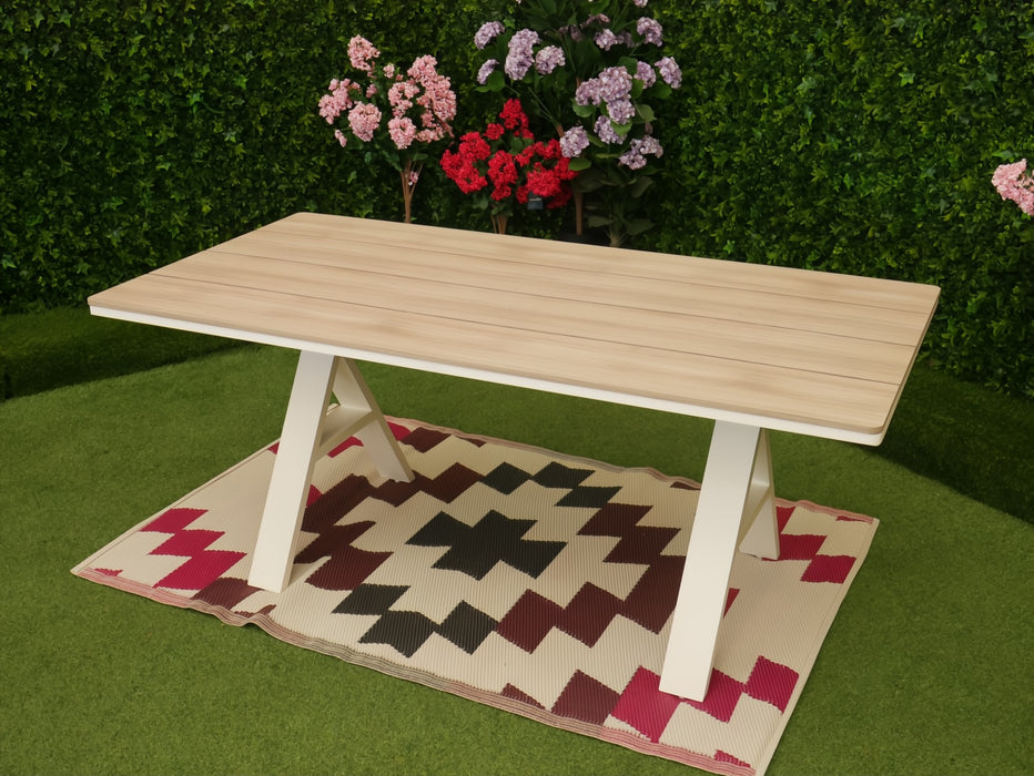 Cannes Six Seater White