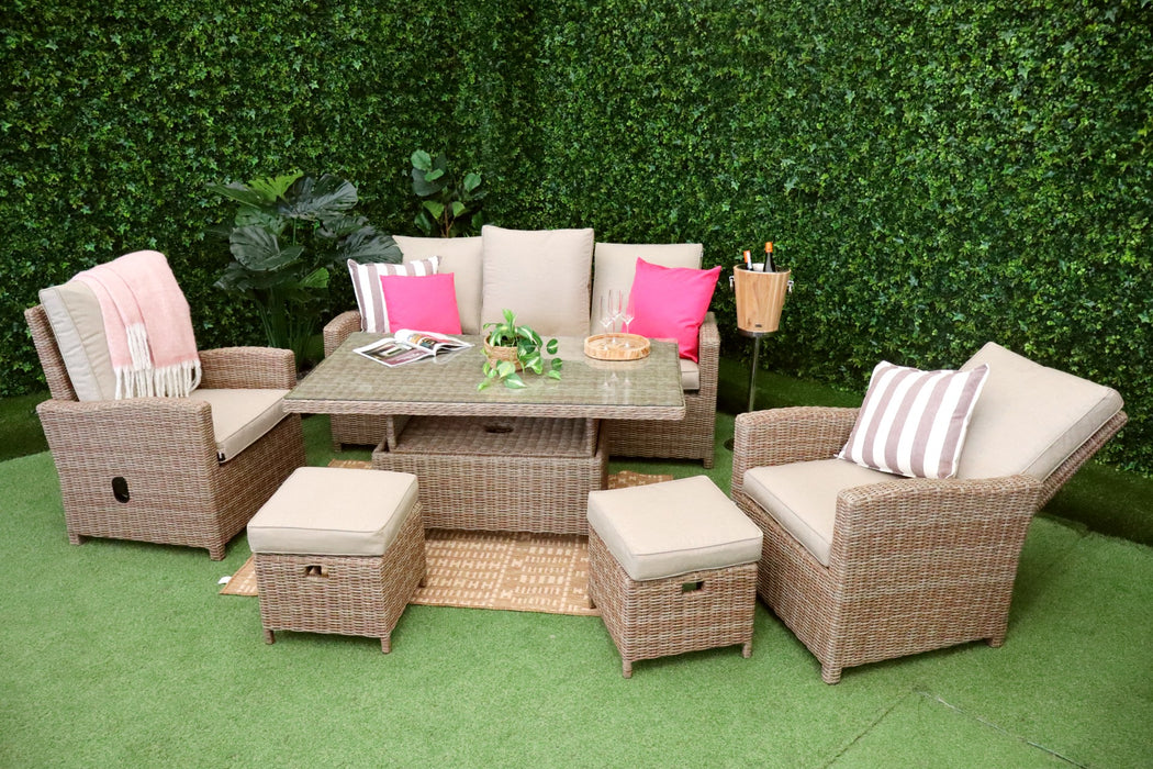Madrid Reclining 6pc Sofa Suite