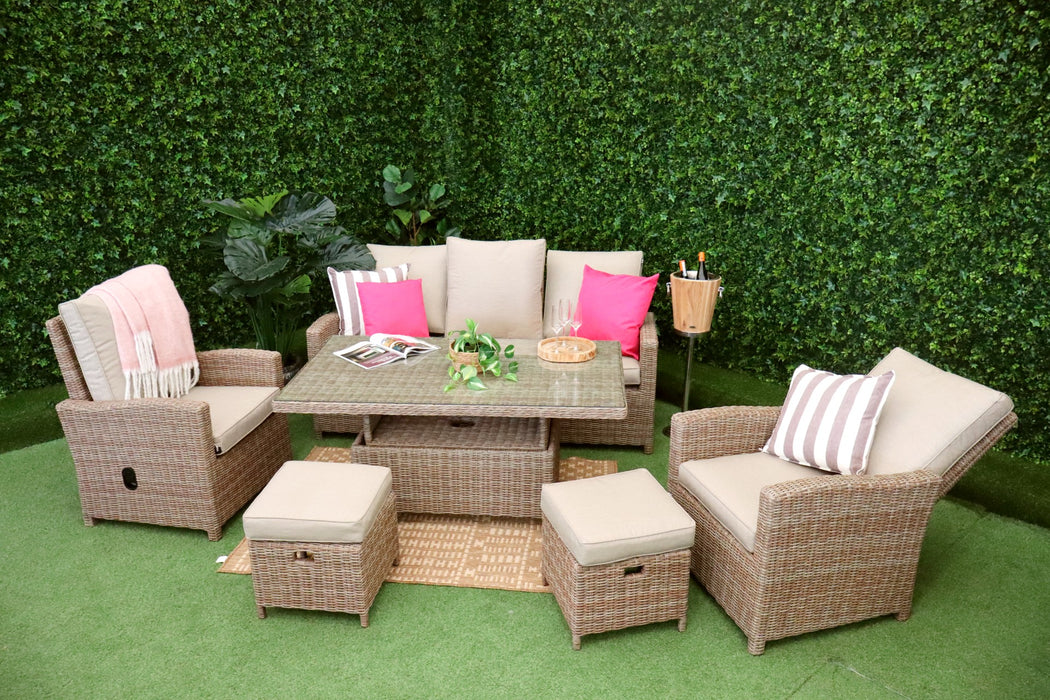Madrid Reclining 6pc Sofa Suite