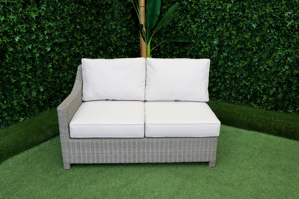 Verona Deluxe Curved Corner Firepit Suite
