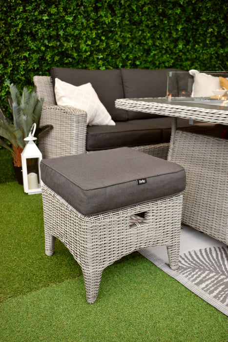 Verona Compact Fire Pit Suite Charcoal