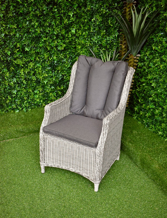 Verona Highback Bistro Charcoal