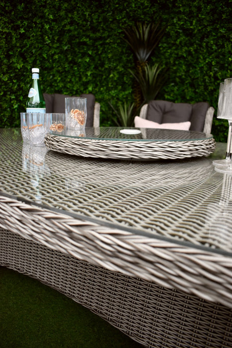 Verona Eight Highback Dining Charcoal