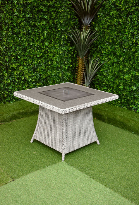 Verona Compact Fire Pit Suite Charcoal