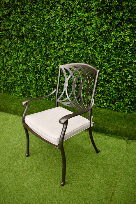 Modena Eight Seat Dining Suite - Bronze