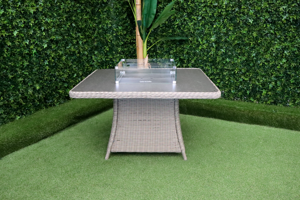 Monaco Curved Corner Firepit Suite