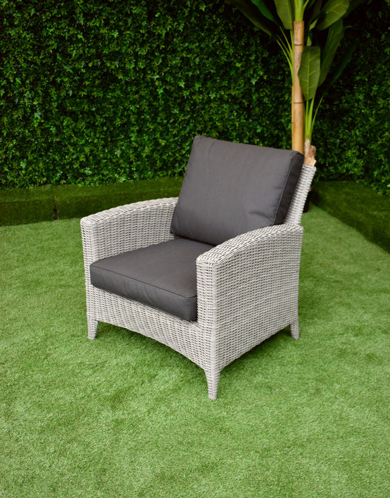 Verona Five Piece Sofa Charcoal Suite