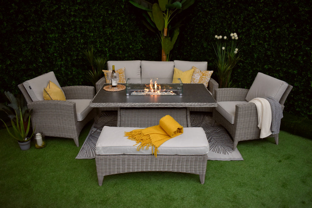 Verona Five Piece Fire Pit Suite