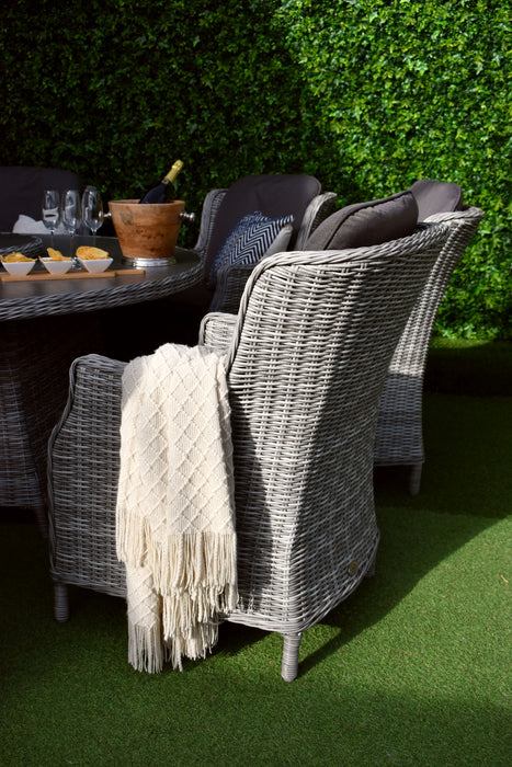 Tuscany Eight Charcoal Windsor Firepit Suite