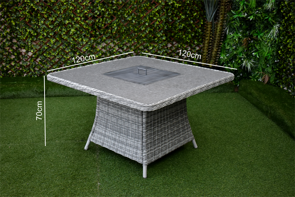 Tuscany Deluxe Curved Corner with Firepit