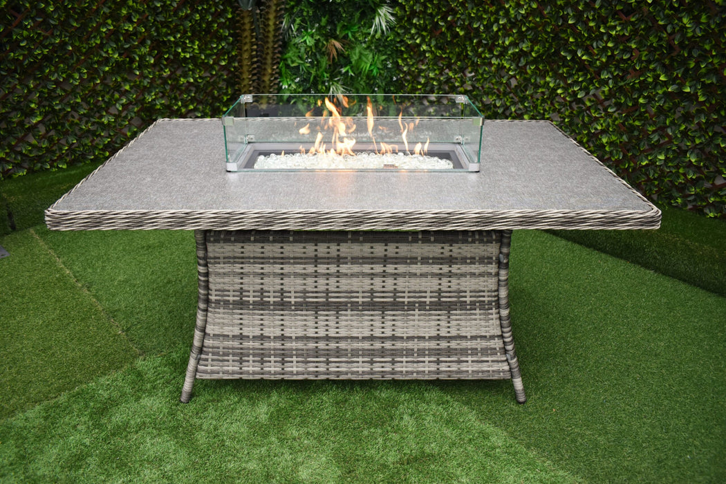 Monaco Five Piece Sofa Fire Pit Suite