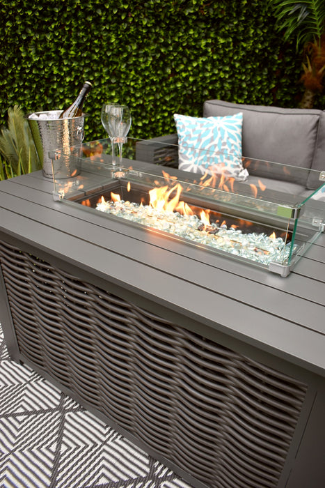 Sorrento Sofa Fire Pit Suite Anthracite Grey