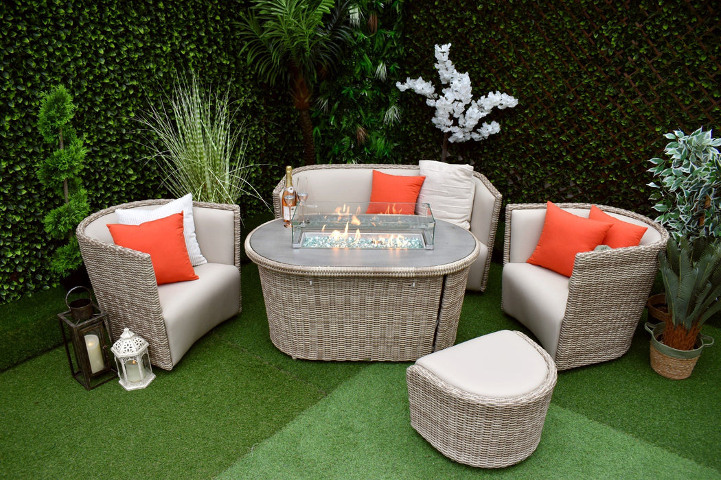 Seville Fire Pit Sofa Suite