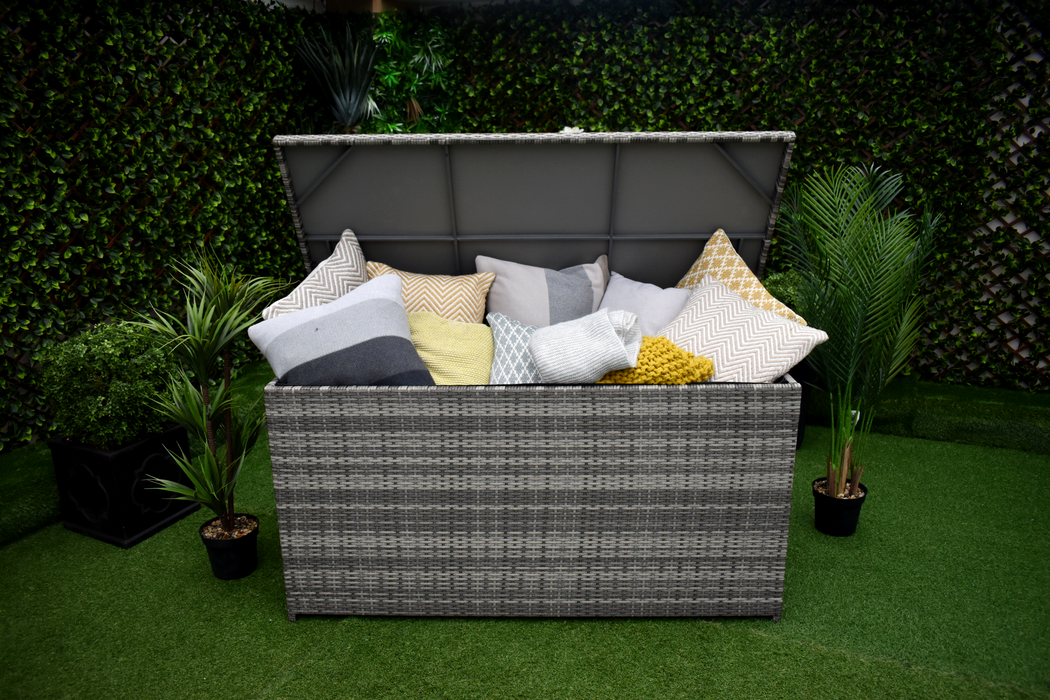 Outdoor furniture hot sale with cushion storage