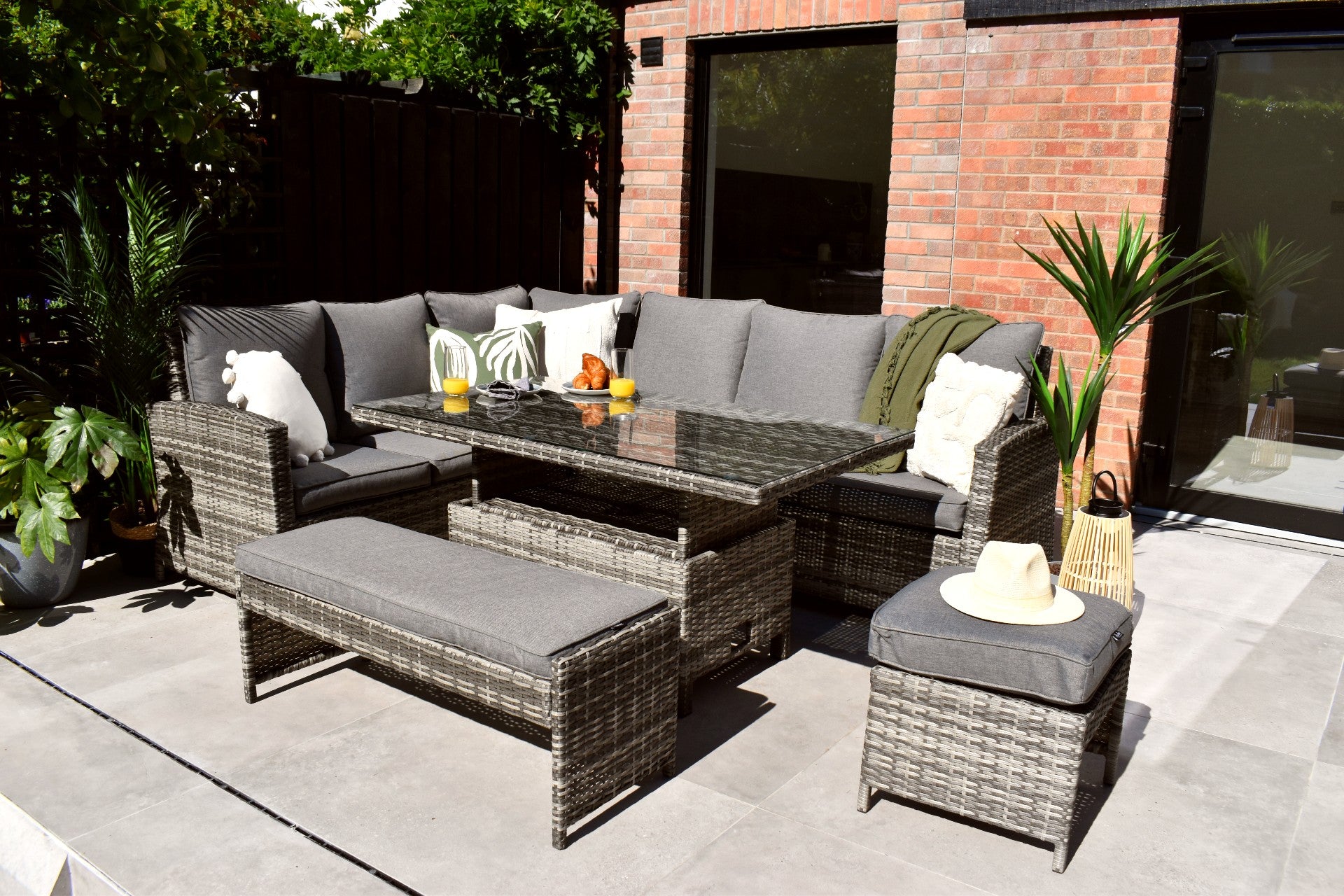 monaco reclining garden chair