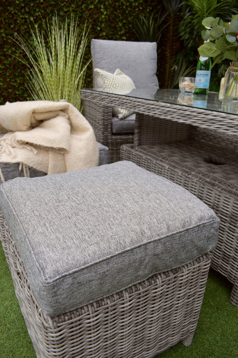 Tuscany Six Piece Reclining Sofa Suite Grey