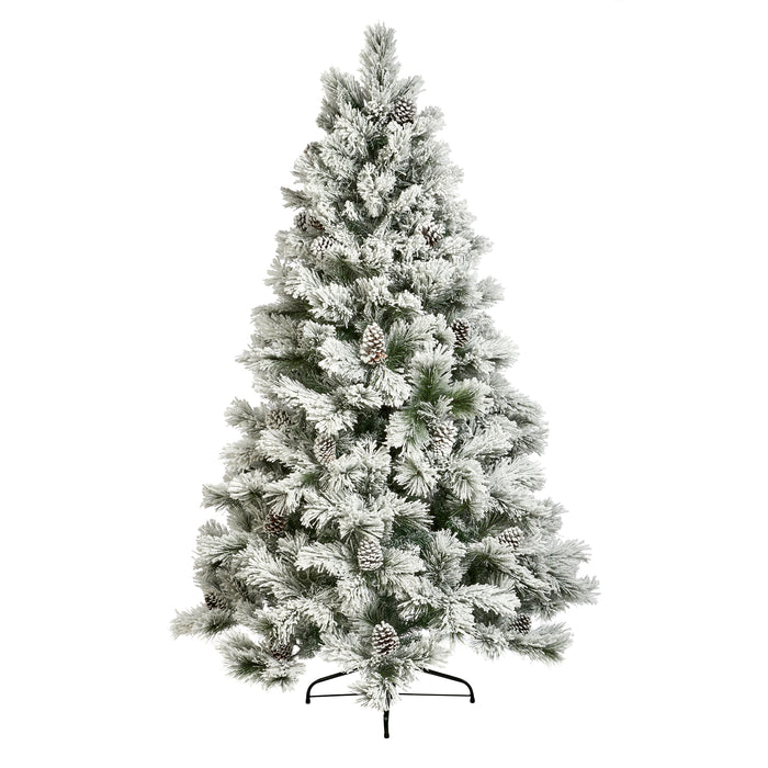 6ft Lumi Spruce Tree with Pinecones