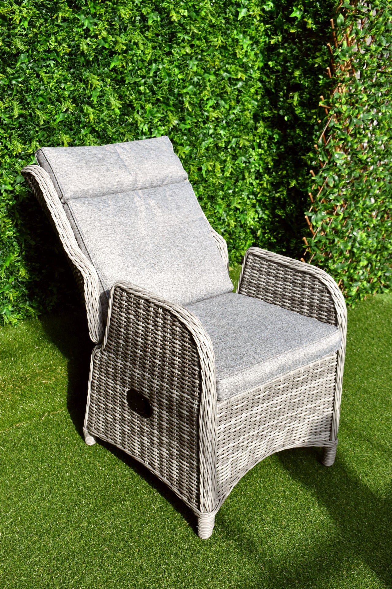 Tuscany Reclining Bistro Grey — eurogardenandhome