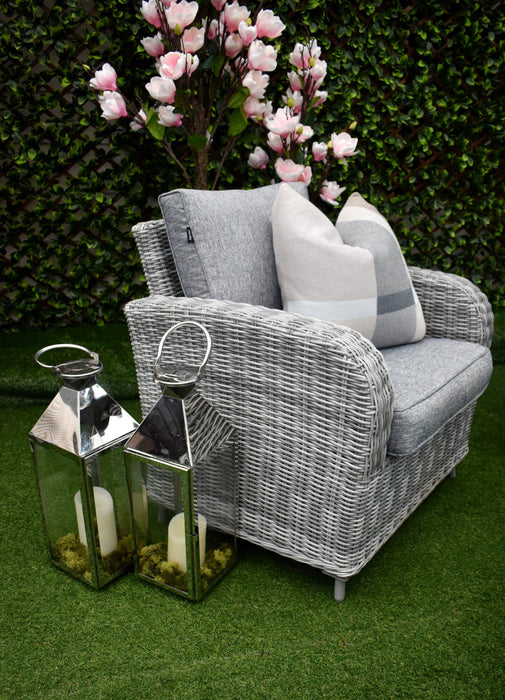 Tuscany Lounge Armchair Grey