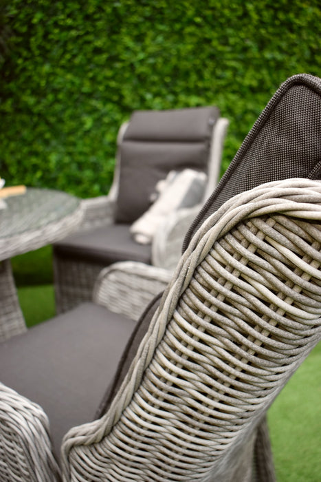 Tuscany Six Seater Reclining Suite Charcoal