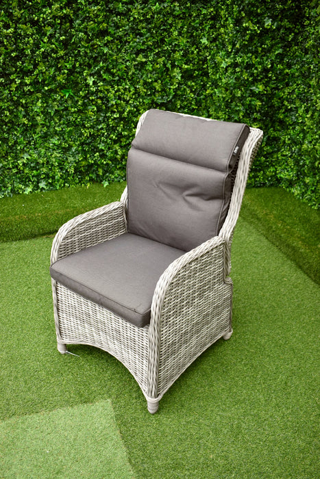 Tuscany Four Seater Reclining Suite Charcoal