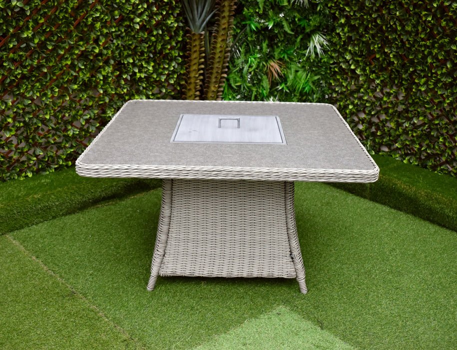 Verona 120cm x 120cm Fire Pit Table