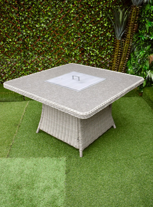 Verona 120cm x 120cm Fire Pit Table