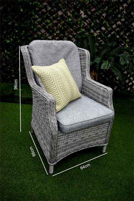 Tuscany Six Seater Windsor Suite Grey