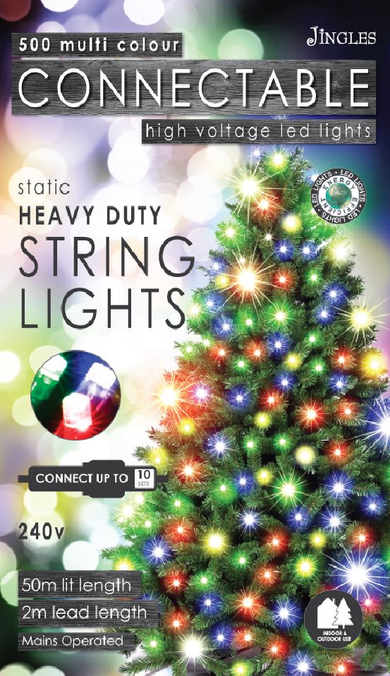 500 Connectable Multi Coloured LED Lights — Euro Garden and Home