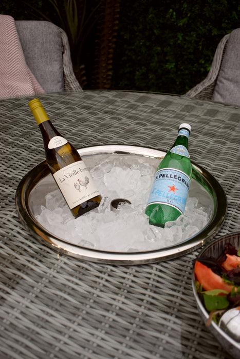 Tuscany Six Round Grey Dining Ice Bucket