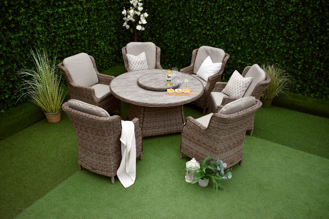 Madrid Six Seater Windsor Firepit Suite