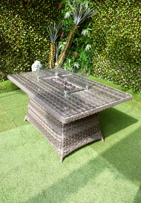 Algarve L-Corner Fire Pit Suite