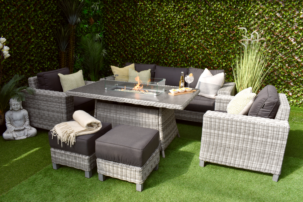 Tuscany Deluxe Three Seater Fire Pit Sofa Suite