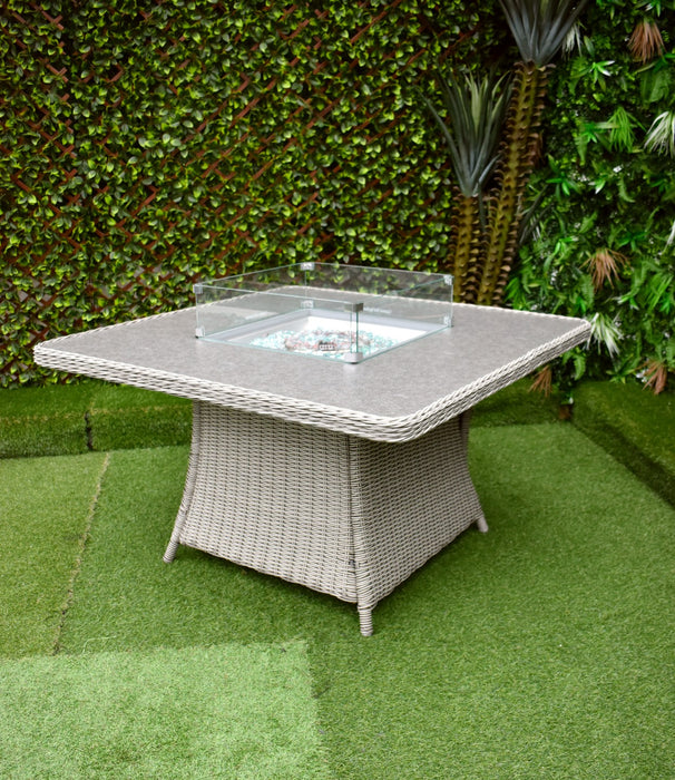 Verona 120cm x 120cm Fire Pit Table